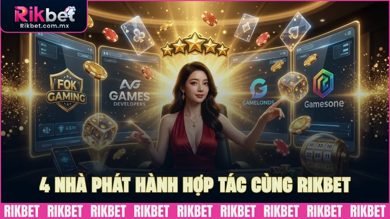 4 nhà phát hành uy tín hợp tác cùng RIKBET