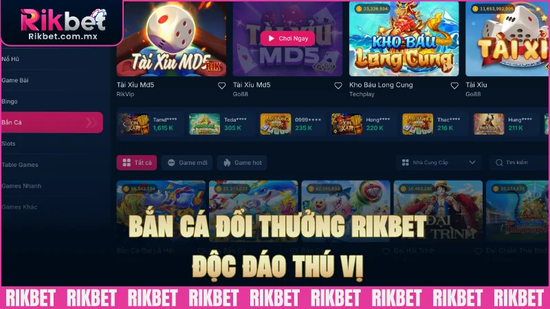 Bắn cá đổi thưởng độc đáo thú vị