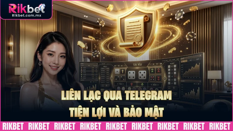Liên lạc qua Telegram khá tiện lợi và bảo mật