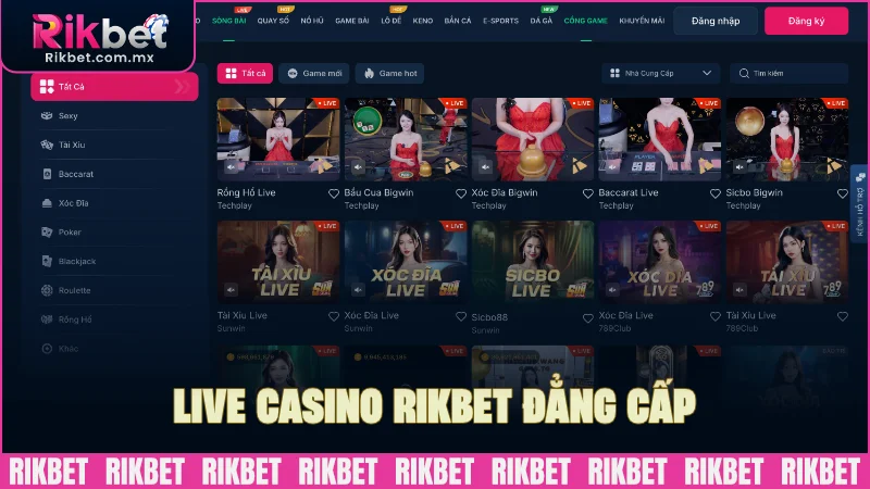 Live Casino đẳng cấp