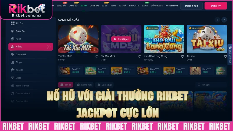 Nổ hũ với giải thưởng Jackpot cực lớn