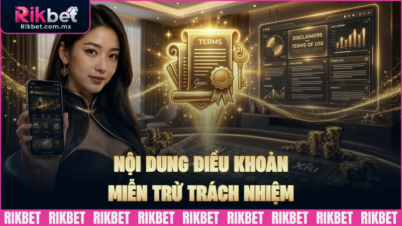 Nội dung điều khoản miễn trừ rõ ràng